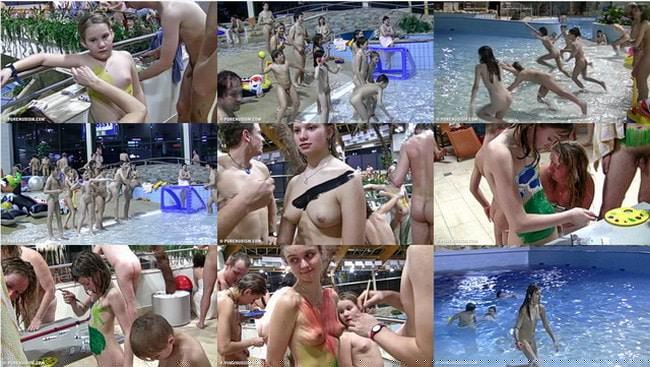 Videofilm über FKK im Pool in Frankreich Videofilm über FKK im Pool in Frankreich