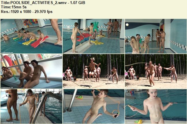Video Familien nudismus - Aktivitäten am Pool Video Familien nudismus - Aktivitäten am Pool